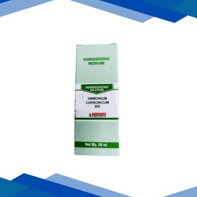 Bakson’s Ammonium Carbonicum 200 Dilution 30 ml