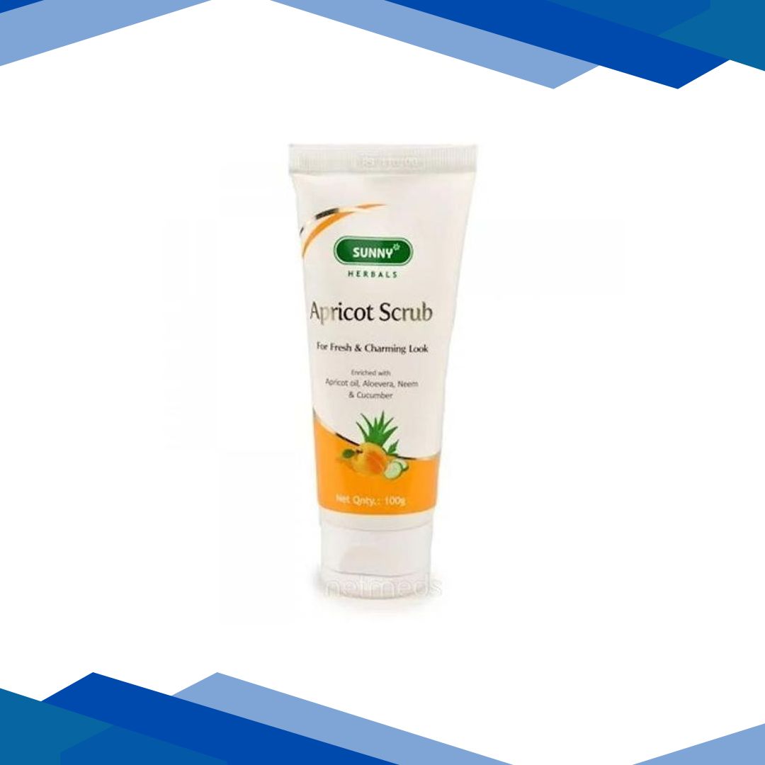 Bakson’s Apricot Aloevera With Neem & Cucumber Scrub 100 gm