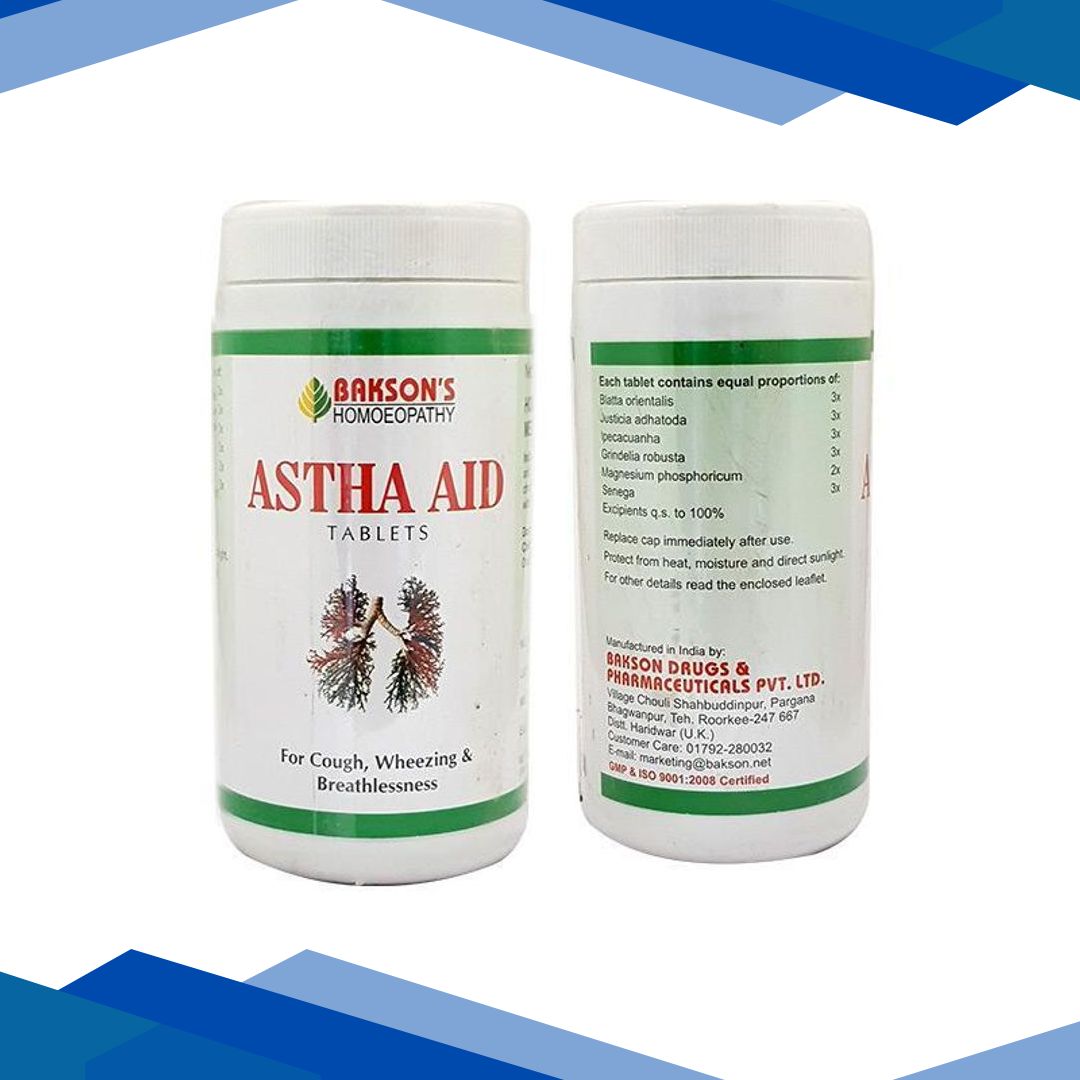 Bakson’s Astha Aid Tablet 110 g