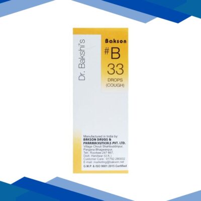 Bakson’s B33 Cough Drops 30 ml
