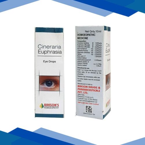 Bakson’s Cineraria Euphrasia Eye Drops 10 ml