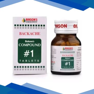 Bakson’s Compound 1 Backache Tablet 25 gm