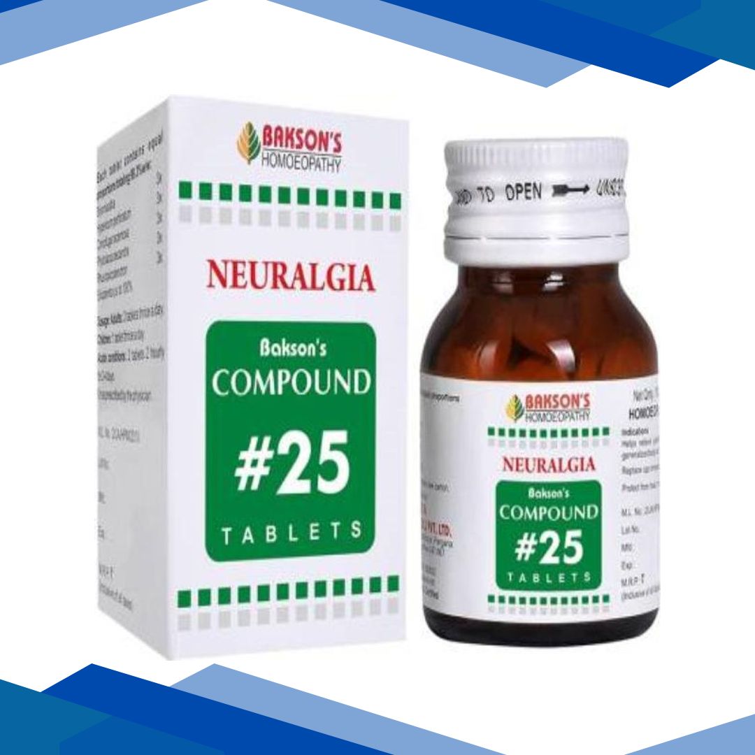 Bakson’s Compound 25 Neuralgia Tablet 25 g