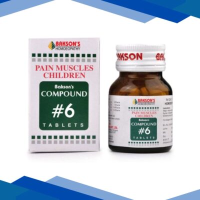 Bakson’s Compound 6 Muscles & Joint Pain Tablet for Children 100 gm