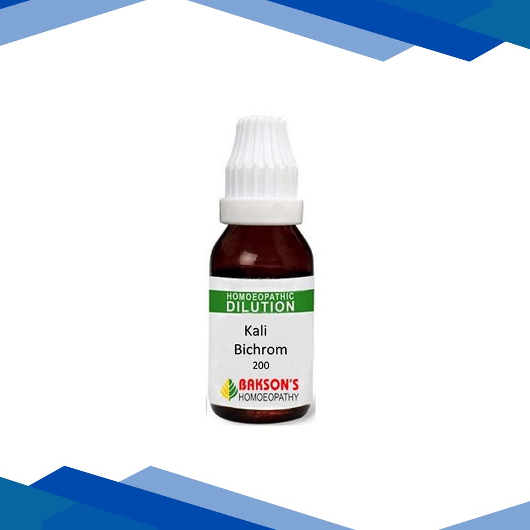 Bakson’s Kali Bichrom 200 CH Liquid 30 ml