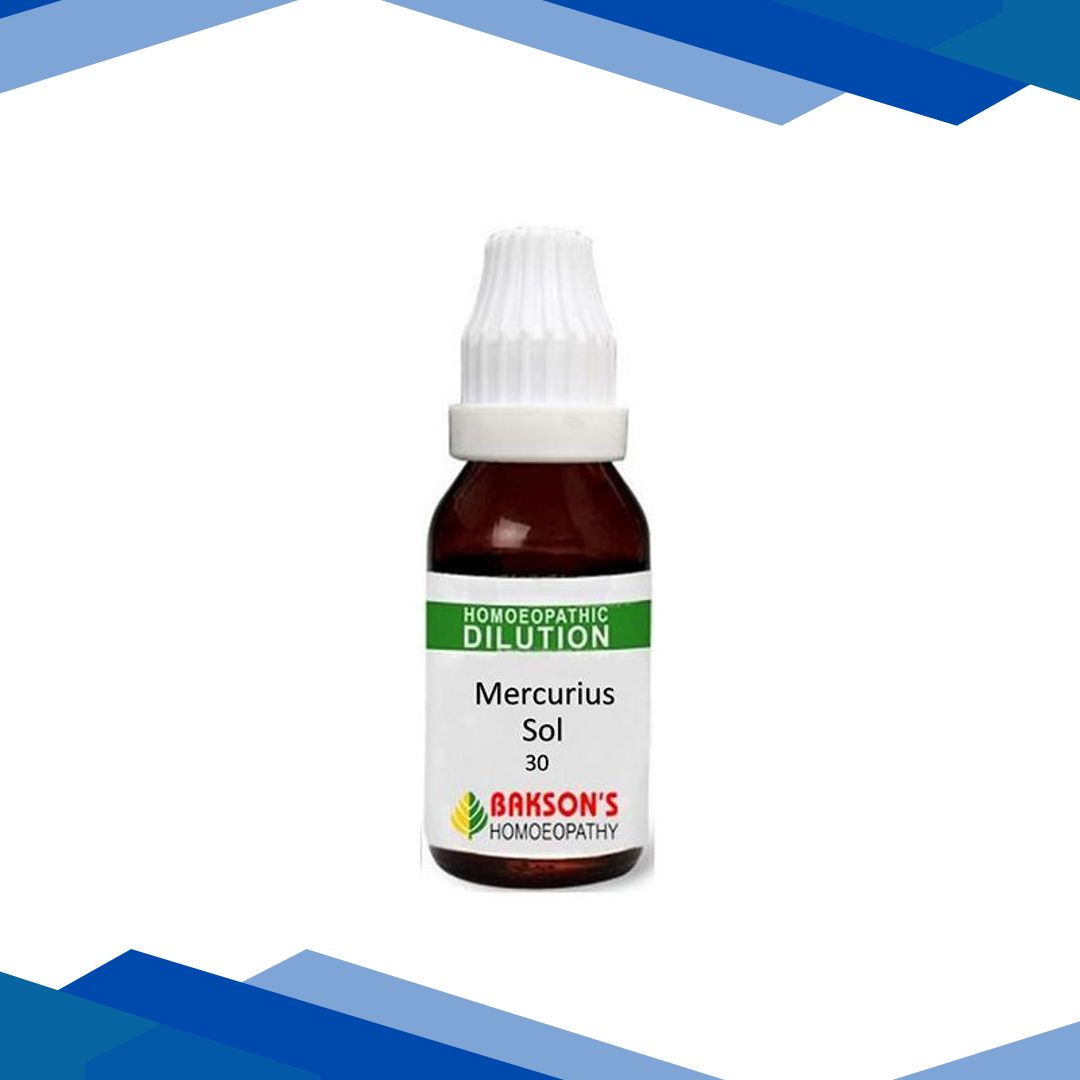 Bakson’s Mercurius Sol 30 CH Liquid 30 ml