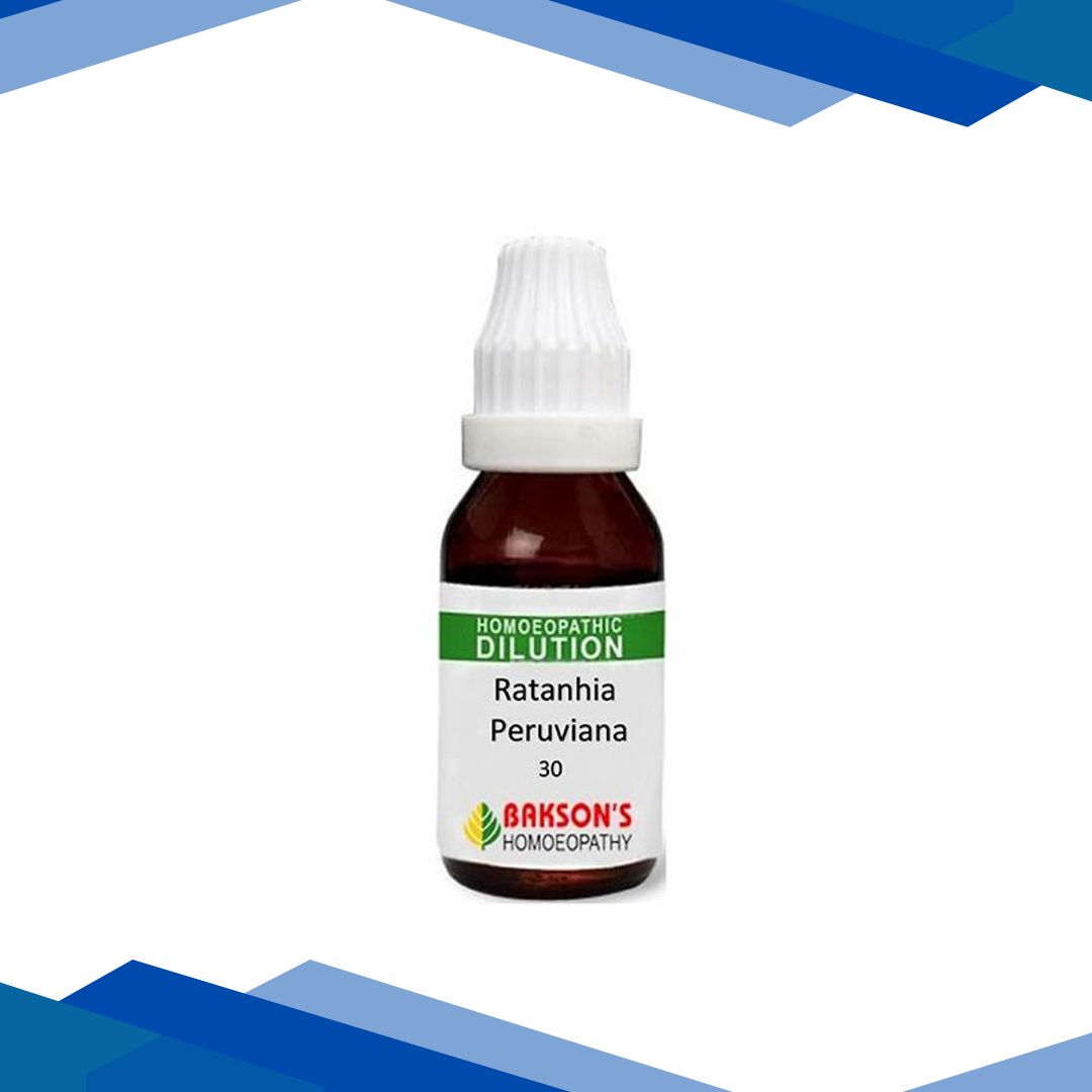 Bakson’s Ratanhia 30 CH Liquid 30 ml
