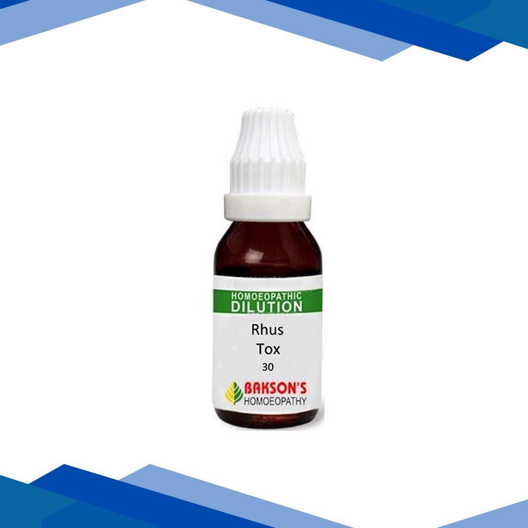 Bakson’s Rhus Tox 30 CH Liquid 30 ml