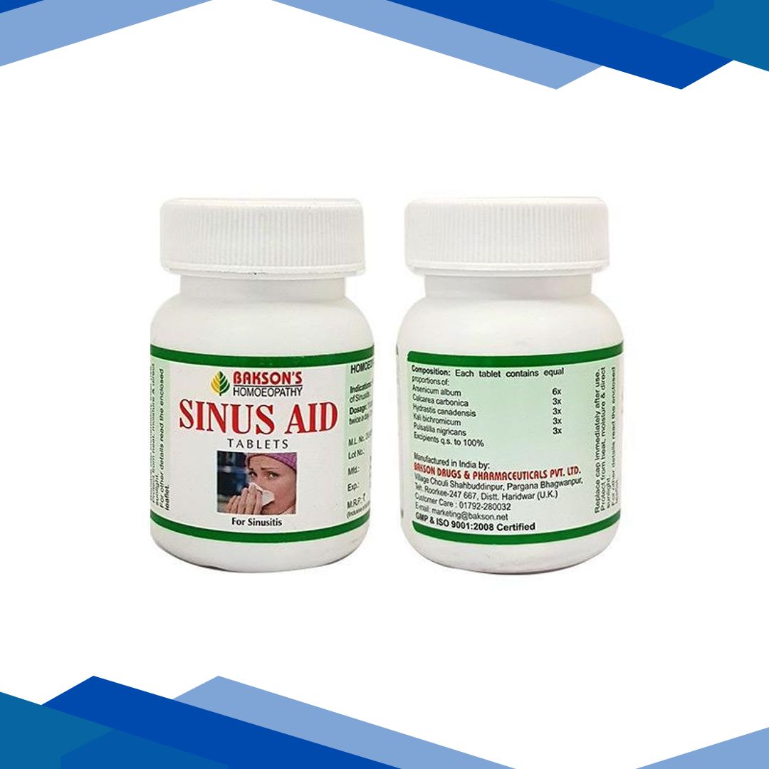 Bakson’s Sinus Aid Tablet 75 gm