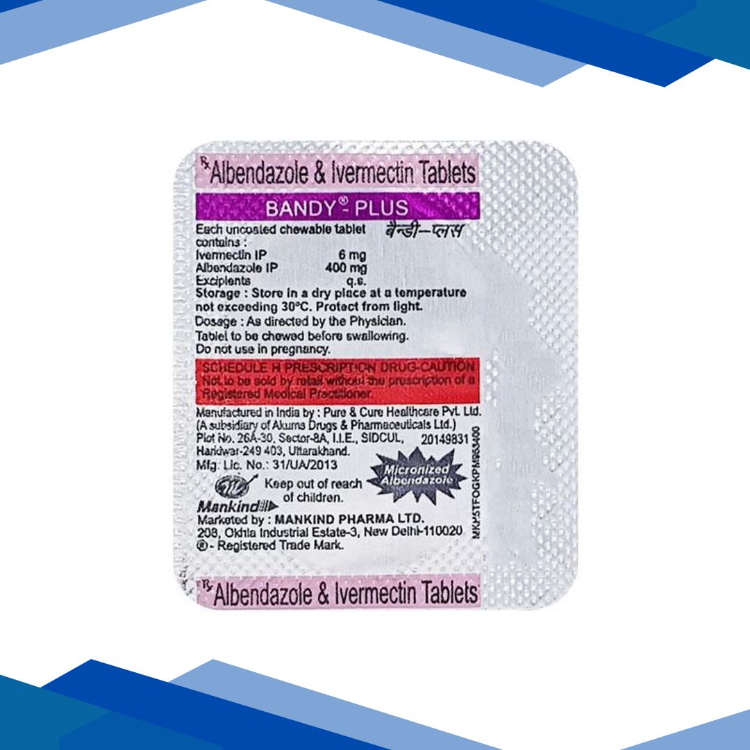Bandy Plus 6mg Tablet 1’s