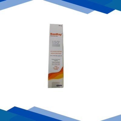 Banray SPF 50+ PA+++ Sunscreen Gel For All Skin Type 50 g