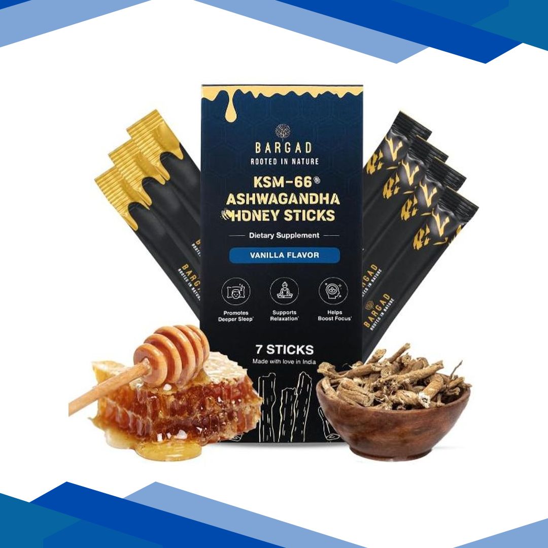 Bargad KSM-66 Ashwagandha Honey Sticks – Vanilla Flavour 7’s