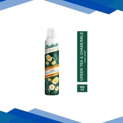 Batiste Naturally Green Tea & Chamomile Dry Shampoo 200 ml