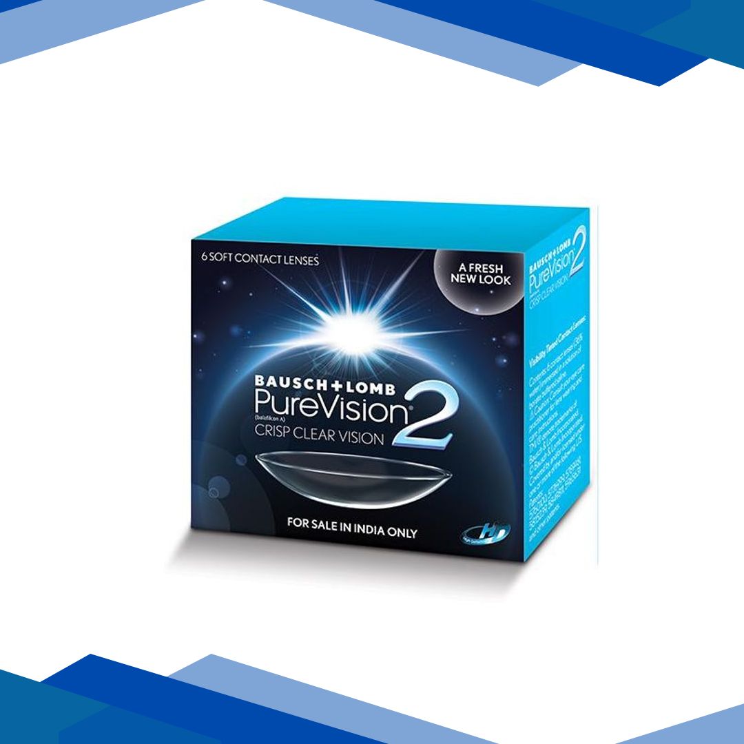 Bausch & Lomb PureVision2 HD Monthly Contact Lens – 6 Lens/Box (-3.75)