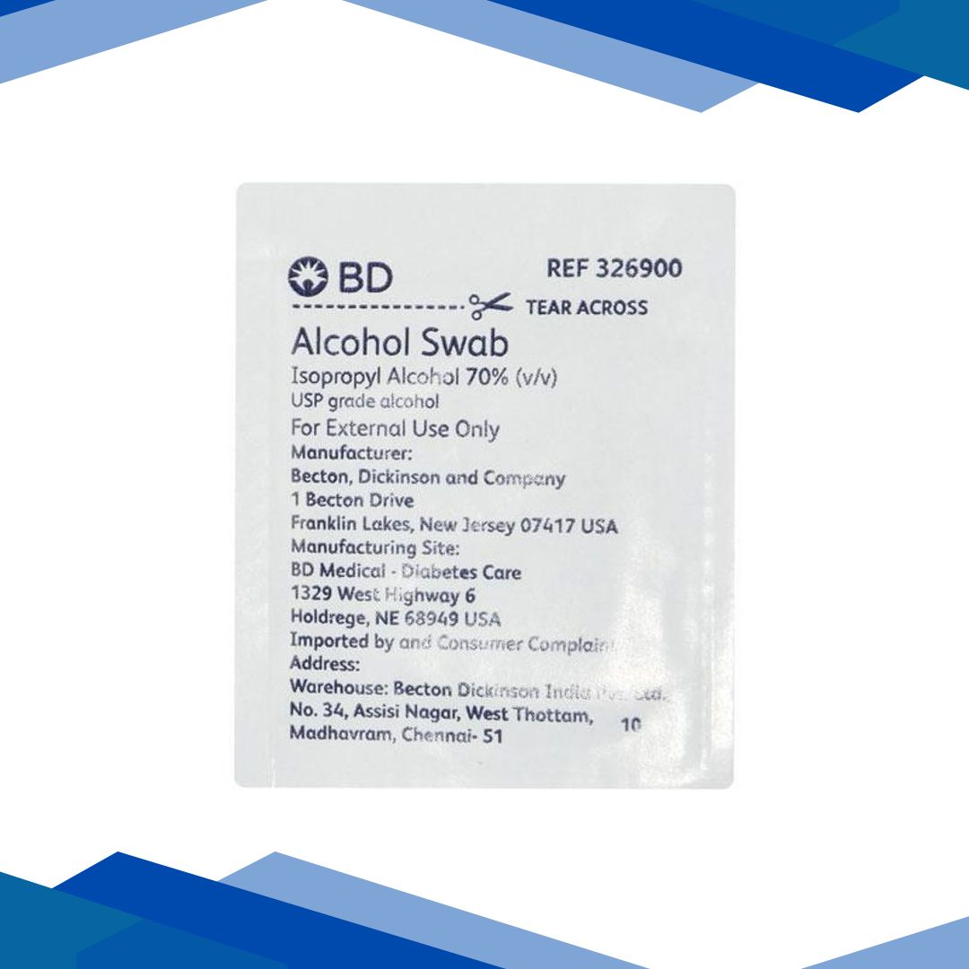 BD ALCOHOL Swab 1’s