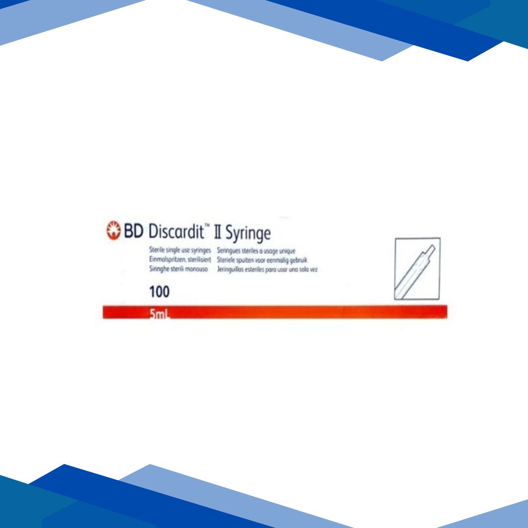 BD Discardit II Syringe 22G 5 ml