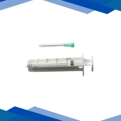 BD Discardit II Syringe with Needle 20ml (21 G X 1.5 inch) 1’s