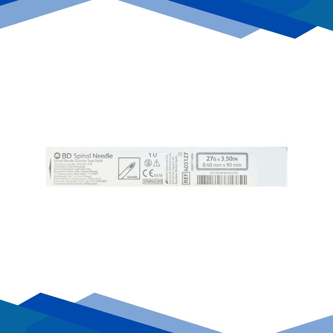 BD Spinal Needle (27G x 3.50 in) (405127) 1’s