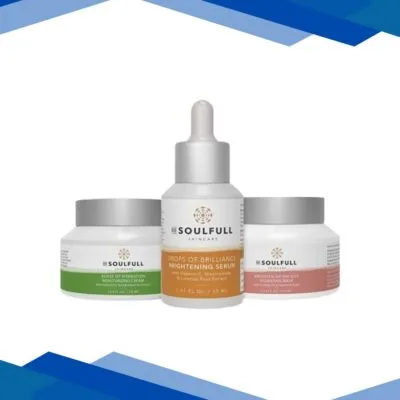 Be Soulfull Glow Kit (Burst of Hydration Moisturizing Cream 50 ml + Drops of Brilliance Brightening Serum 30 ml + Brighten Up The Day Hydrating Mask 50 ml)