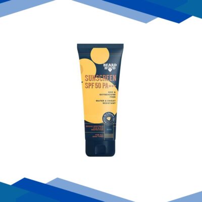 Beardhood Sunscreen SPF 50 Pa+++ Water & Sweat Resistant 50gm