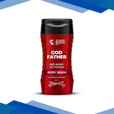Beardo Godfather Red Burst of Power Body Wash for Men Licorice Extract 200ml