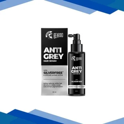 Beardo Hair Serum Grey Control Reduce White Hair Restore Natural Color 50 ml