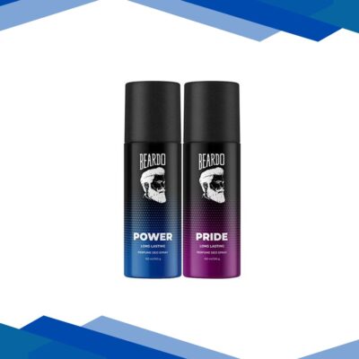 Beardo Power and Pride Body Spray Long Lasting Deo Combo Deodorant Deodorant Spray – For Men 150 Ml Each 2’s