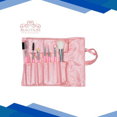 Beautiliss Professional Make-up Brush set with faux leather bag 7’s