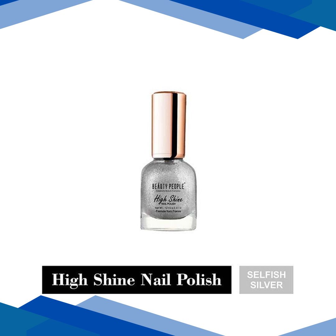 Beauty People High Shine Nail Polish 1031 Selfish Silver 12 ml