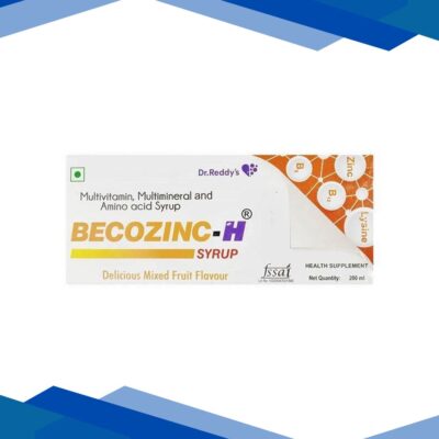 Becozinc H Delicious Mixed Fruit Flavor Syrup 200ml