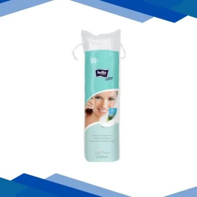 Bella Cotton Pads Round with Aloe extract 100’s