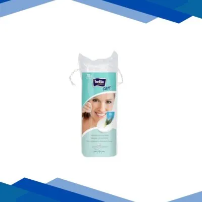 Bella Cotton Pads Round with Aloe extract 70’s