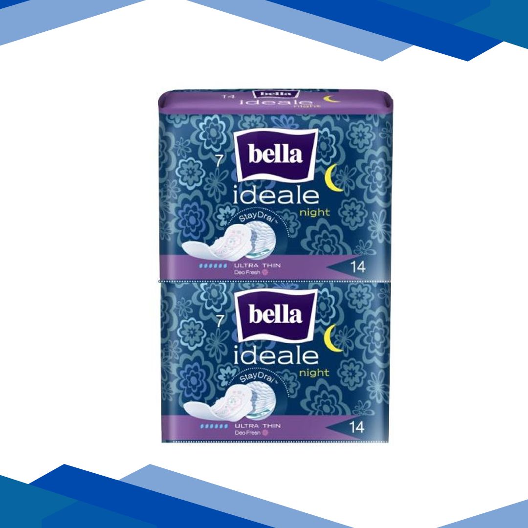 Bella Ideale Stay Drai Night Pads – Ultra Thin 14’s