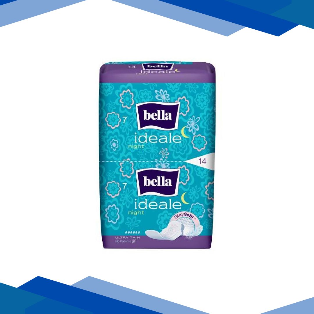 Bella Ideale Stay Softi Night Pads 14’s – Ultra thin