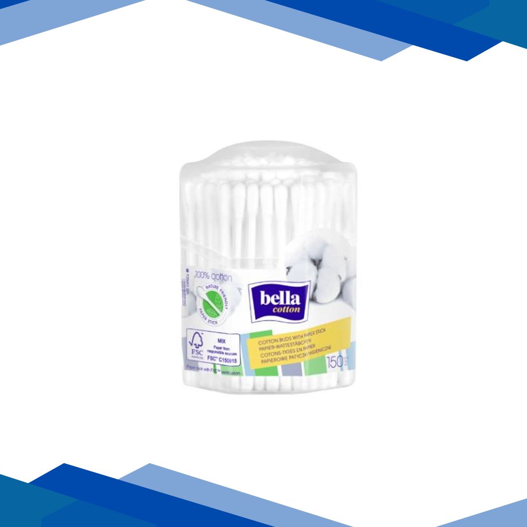 Bella Paper Cotton Buds Box 150’s