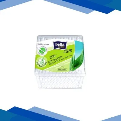 Bella Paper Cotton Care Buds with Aloe Extract Box 200’s