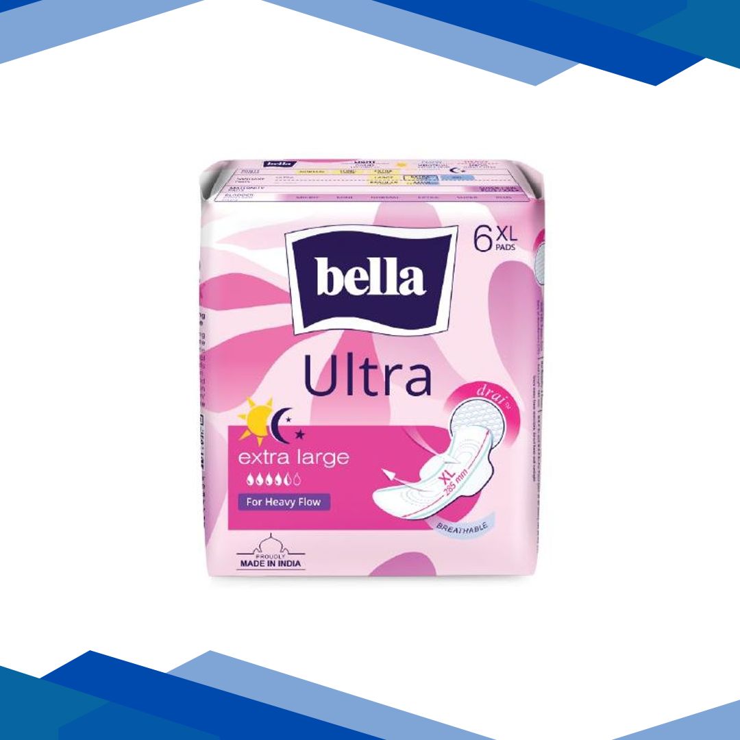 Bella Ultra Thin Wings Sanitary Pads for Heavy Flow (XL) 6’s