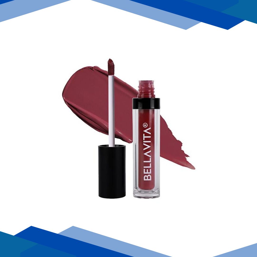 Bellavita Kiss-Proof Liquid Lipstick Berry Nude 4.5 ml