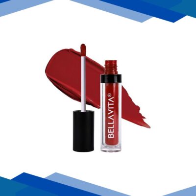 Bellavita Kiss-Proof Liquid Lipstick Scarlet Red 4.5 ml
