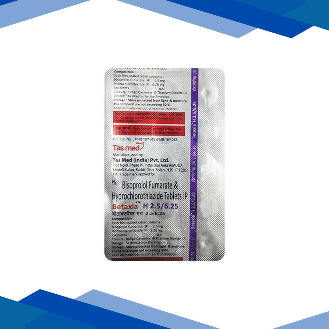 BETAXIA H 2.5/6.25 Tablet 15’s