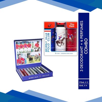 Beverly Hills Polo Club Sport Series Collection Deo Trio Pack + Sport Series Collection Men EDT Set 589 ml 1’s