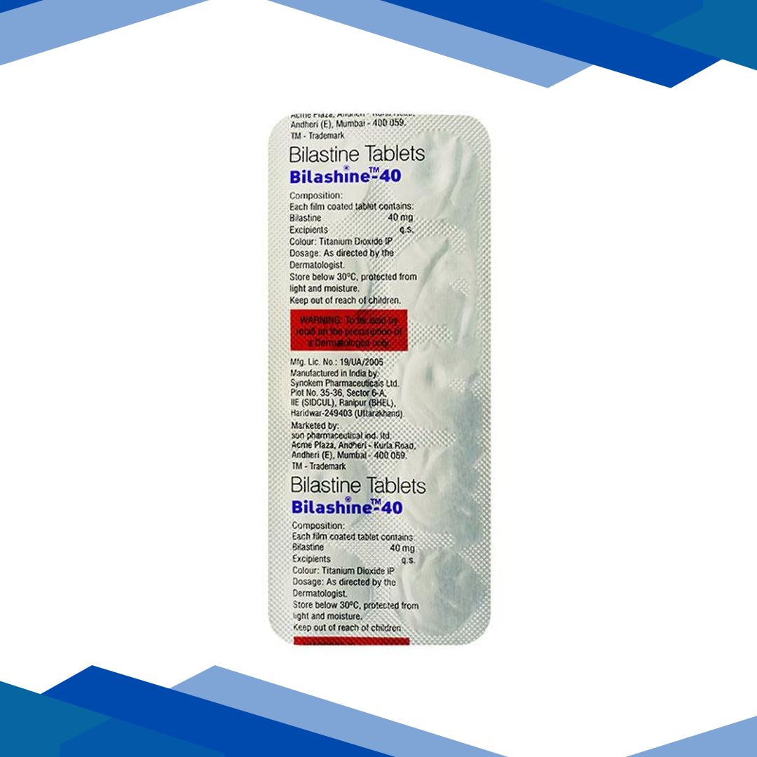 BILASHINE 40mg Tablet 10’s
