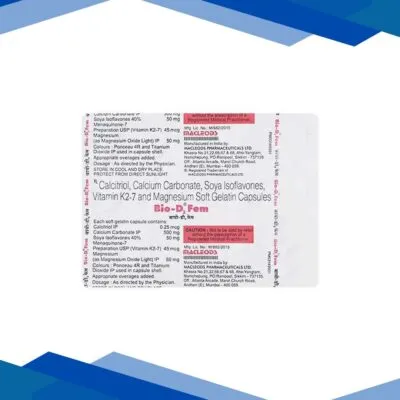 BIO D3 FEM Soft Gelatin Capsule 15’s