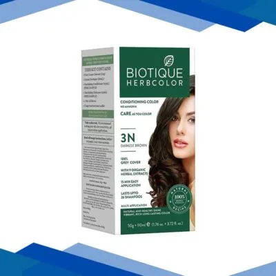 Bio Herbcolor 3N Darkest Brown 50 Gm +110 Ml 160 Ml