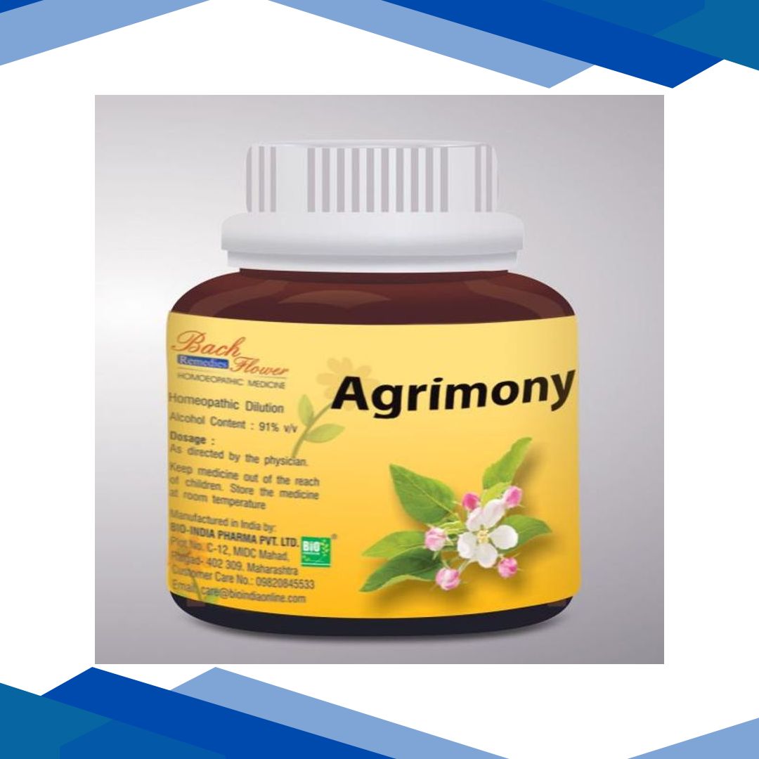 Bio-India’s Bach Flower – Agrimony 30 ml