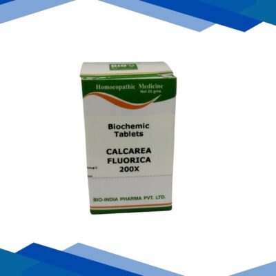 Bio-India’s Biochemic Tablet – Calcarea Fluorica 200X 25 gm