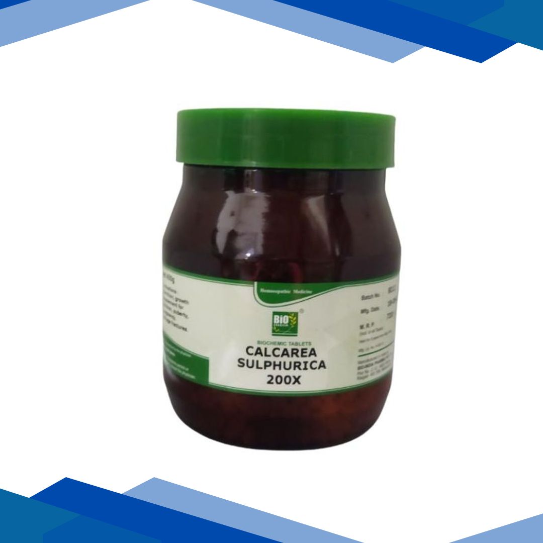 Bio-India’s Biochemic Tablet – Calcarea Sulphurica 200X 450 gm