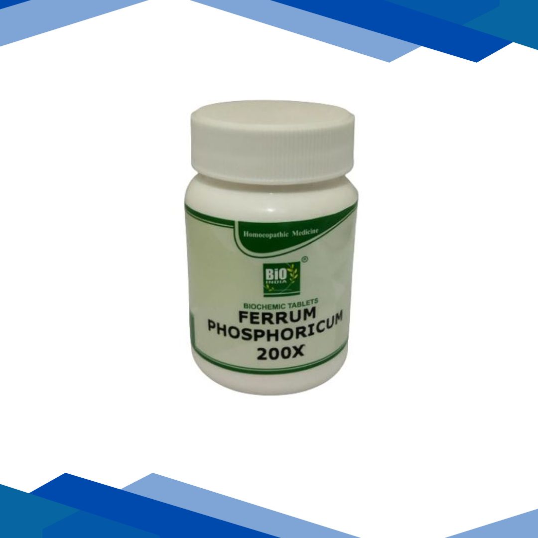 Bio-India’s Biochemic Tablet – Ferrum Phosphoricum 200X 25 gm