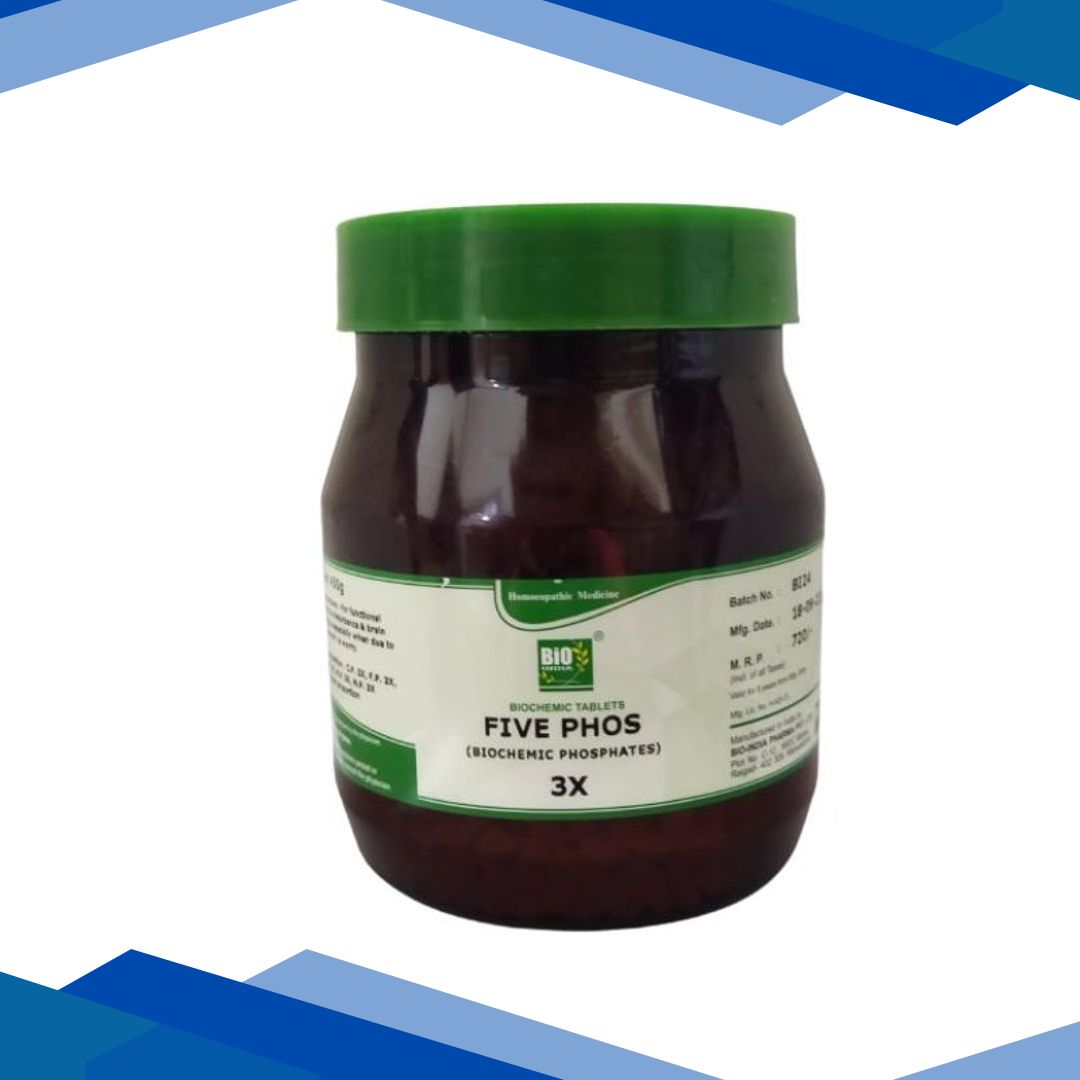 Bio-India’s Biochemic Tablet – Five Phos 3X 450 gm