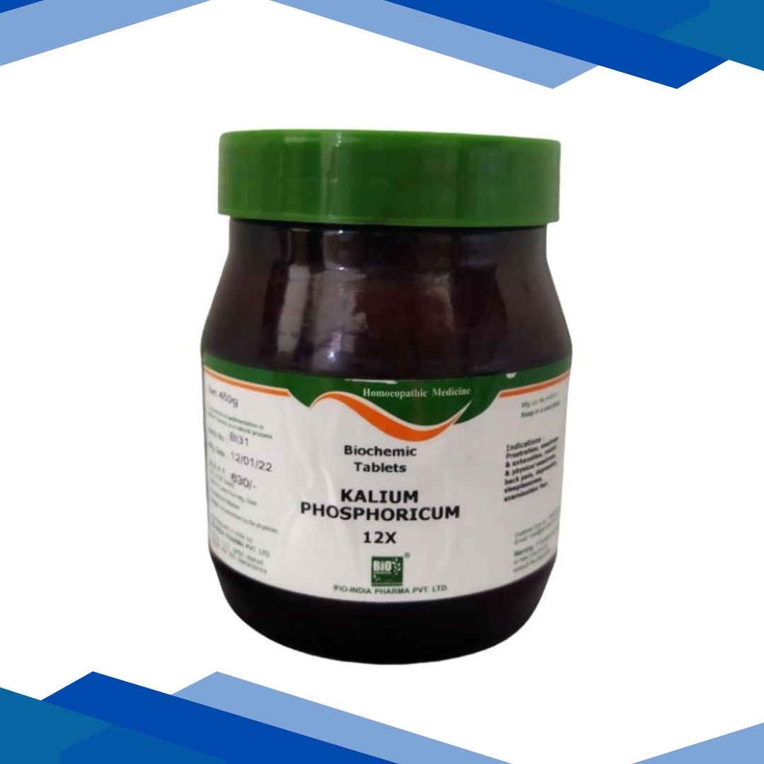 Bio-India’s Biochemic Tablet – Kalium Phosphoricum 12X 450 gm